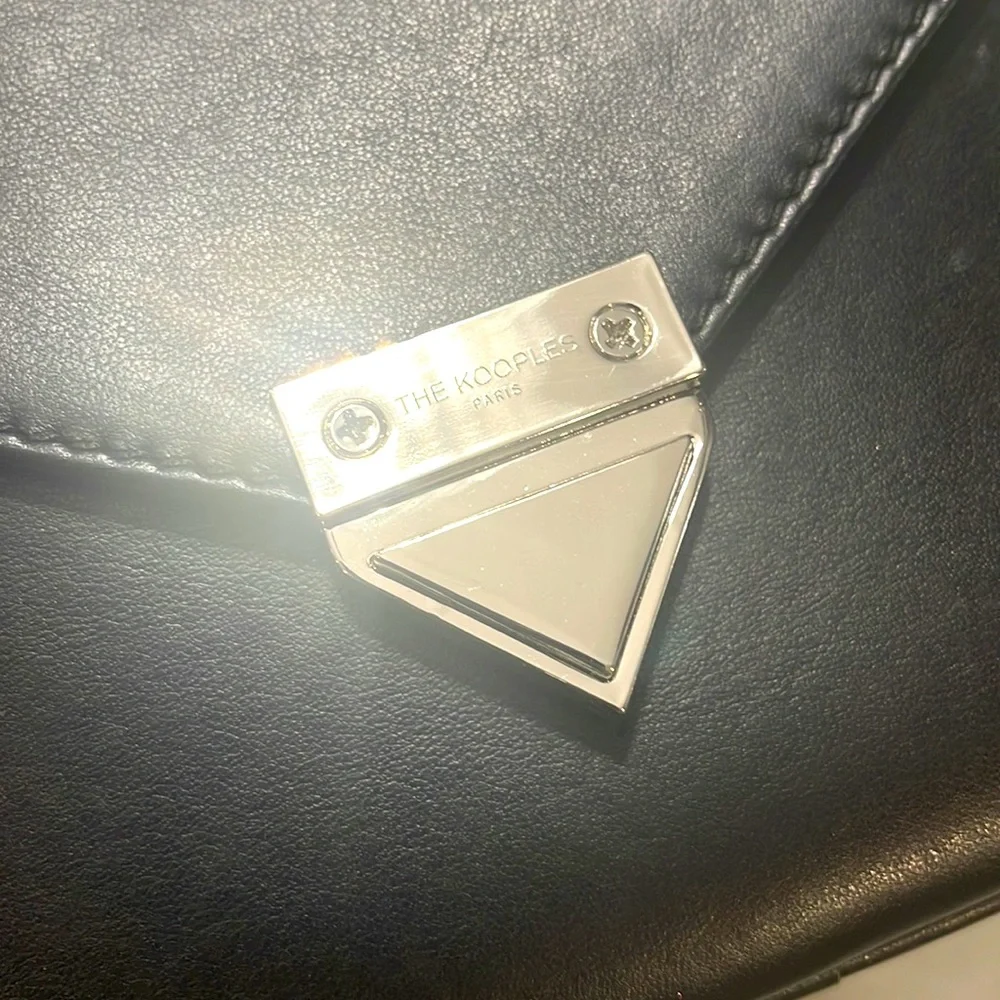 The Kooples Barbara leather bag with silver accents - Picture 4 of 10